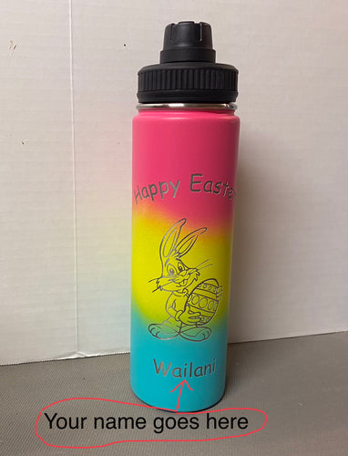 Easter Bunny 22 oz Water Bottle